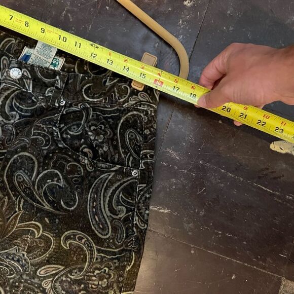 Vintage Paisley Print Pants - Picture 7 of 9